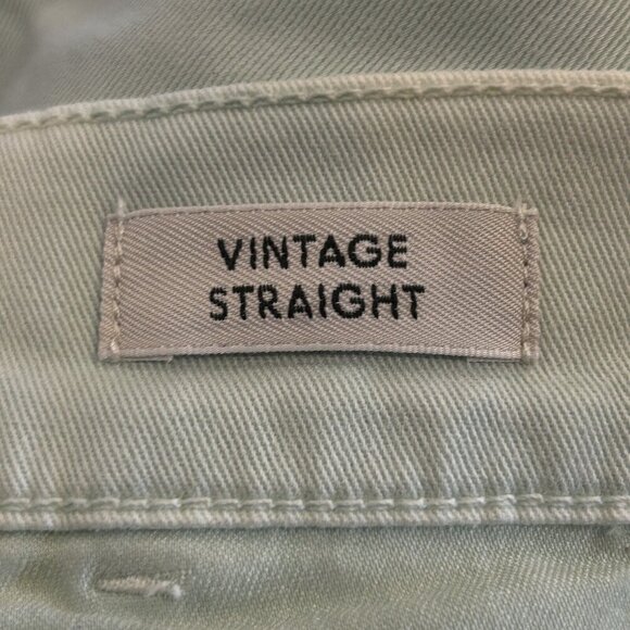 J. Crew Mint Green Vintage Straight Pants Size 27T - Picture 7 of 13